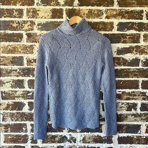 Sundance Champlain Pointelle Turtleneck Sweater XS